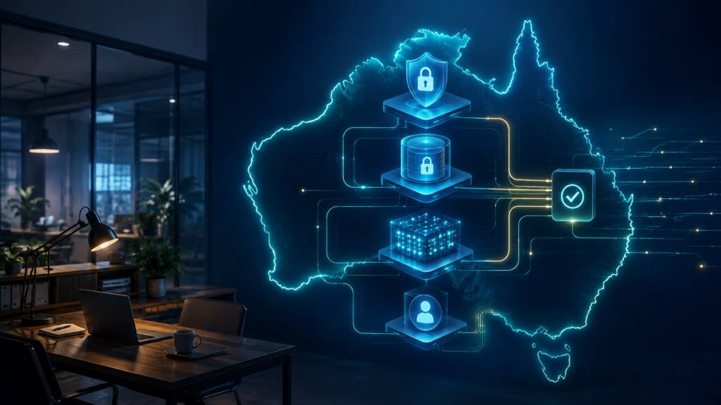 Layered private AI infrastructure enclosed within an Australian data boundary
