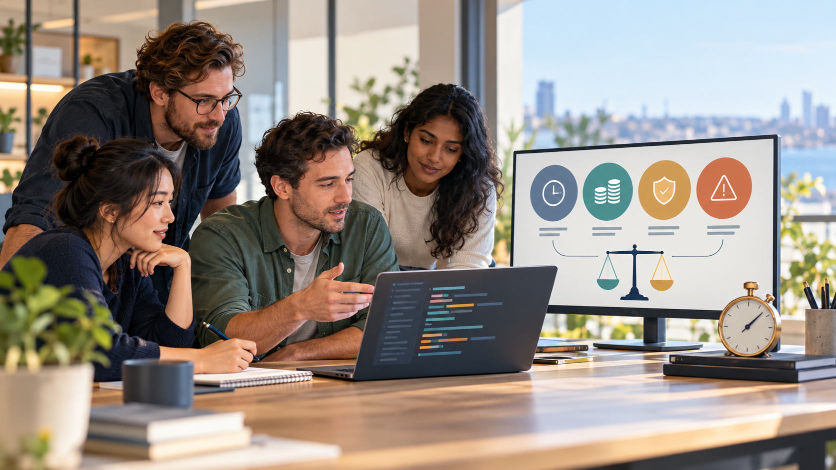 Australian software team measuring the time, cost, quality and risk of AI code review