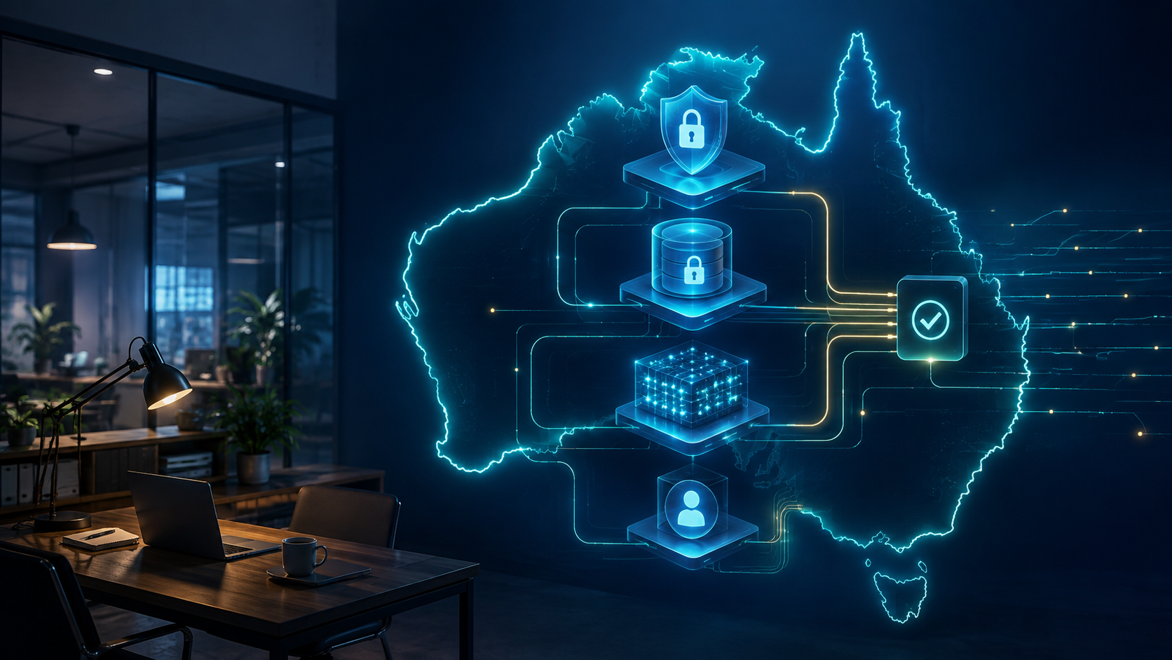 Layered private AI infrastructure enclosed within an Australian data boundary